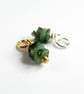 Genuine Emerald Charm - Green Gemstone Charm - May Birthstone