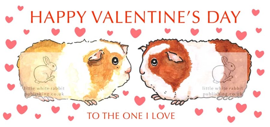  Guinea Pigs - Valentine Card