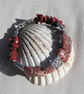 SALE - Picasso & Red Jasper Gemstone Bracelet "Red Venetian" - SALE PRICE - Image 2