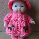 Hand Knitted Dolls Clothes, Berenguer Baby Doll