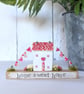 Handmade Oak Country Cottage Home Decor 'Home Sweet Home'' - Image 3