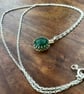 Summer Seconds 'Enchanted' Green Agate pendant necklace - Image 2