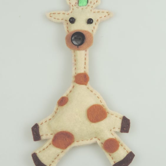 Handmade Cute Giraffe Hanging decoration, Twig Tree Decoration
