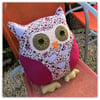 Owl cushion,  Mabel