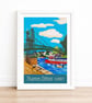 Thames Ditton travel poster print by Susie West - Image 3