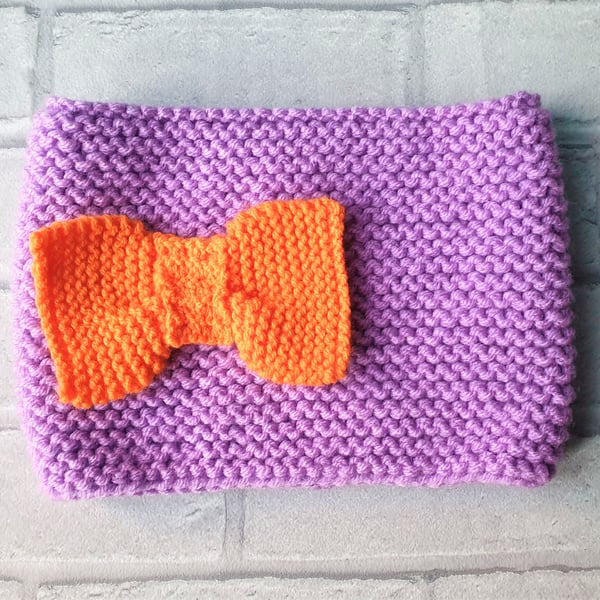 Kid's knitted cowl