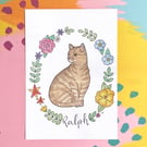 A4 Custom Watercolour Pet Portrait 