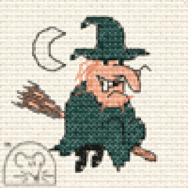 Mouseloft Stitchlets 'Make Me For Halloween - Witch' Cross Stitch Kit