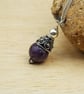 Purple Lepidolite pendant necklace. Libra jewellery - Image 1
