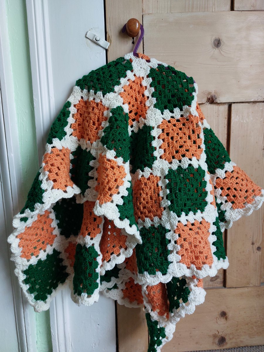 Handmade Crochet Blanket Cot Small Bed 