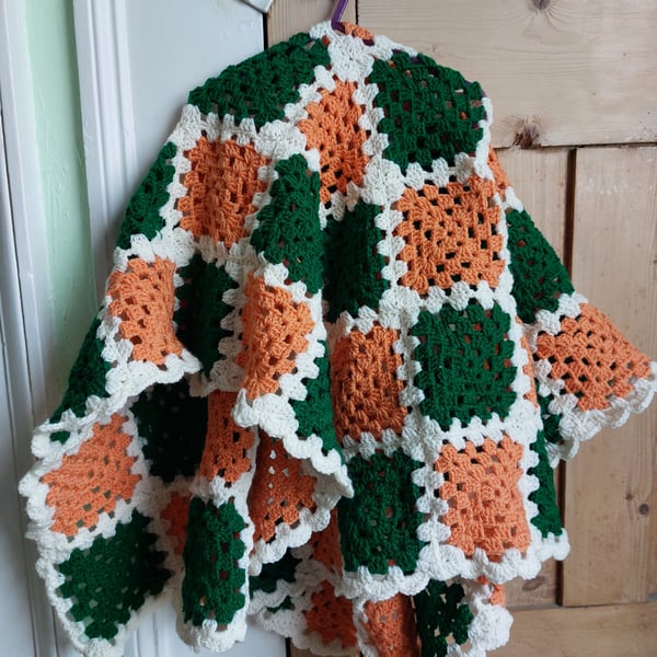 Handmade Crochet Blanket Cot Small Bed 