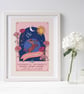 Sagittarius Zodiac Sign Wall Art Print - Image 1