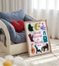 Once Upon A Time Children's Nursery Play Room Fantasy Folk Art Print Home Decor - Image 2