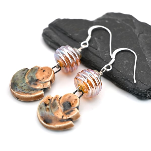 golden drops earrings