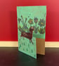 Greetings Card - Garden Dachshund - Image 3
