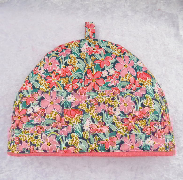   Tea cosy, size small, to fit a 1 - 2 cup teapot, made from Liberty cotton