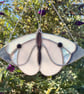 White Stained Glass Butterfly - wildlife gift - Image 5