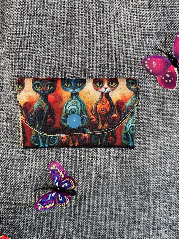 Gift Card Wallet, Cat design
