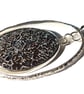 Dinosaur Bone Oval Necklace Recycled Sterling Silver Handmade Jewellery Gift - Image 7