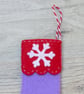 Felt Christmas Stocking Hanging Tree decoration - Image 5