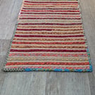 Beautiful Handmade Jute and Wool Rug 