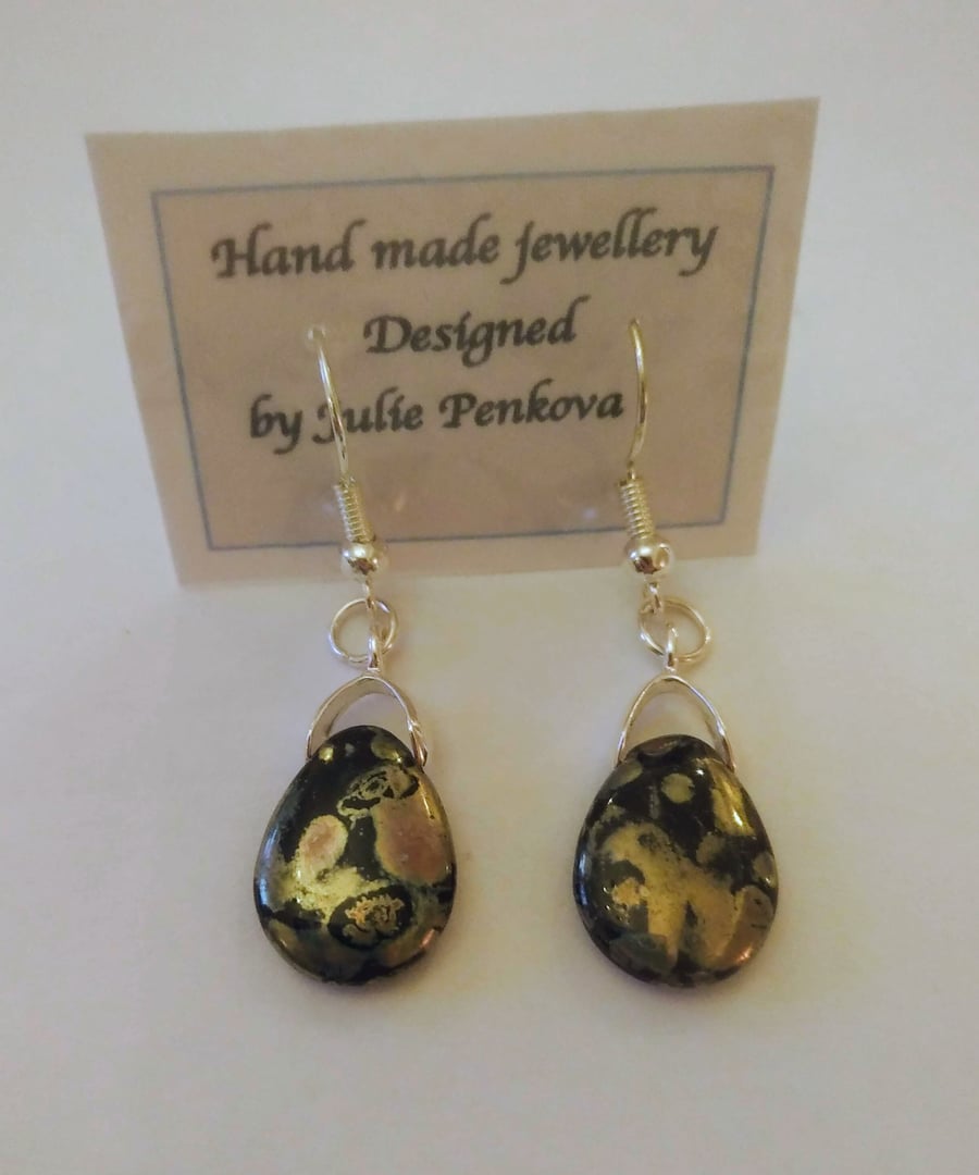 Marble Bead Earrings