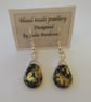 Marble Bead Earrings - Image 1