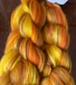 100g Blended, Combed Wool Tops for Spinning or Felting - Harvest Moon