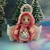 Christmas Flurrier Gnome 'Fleet' Season's Herald OOAK Sculpt by Ann Galvin