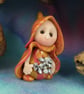 Tiny Magical Gnome 'Thea' with jewelled belt OOAK Ann Galvin - Image 2