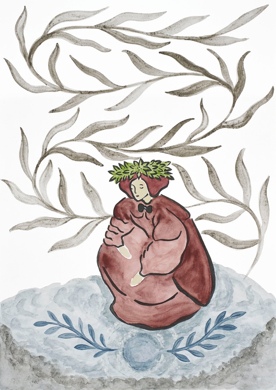 'To The Water' A4 Giclee Print