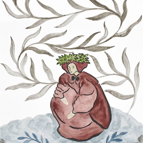 'To The Water' A4 Giclee Print