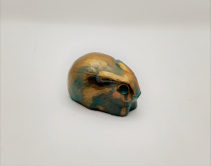 The Rabbit Small Totem Figurine Brass Effect