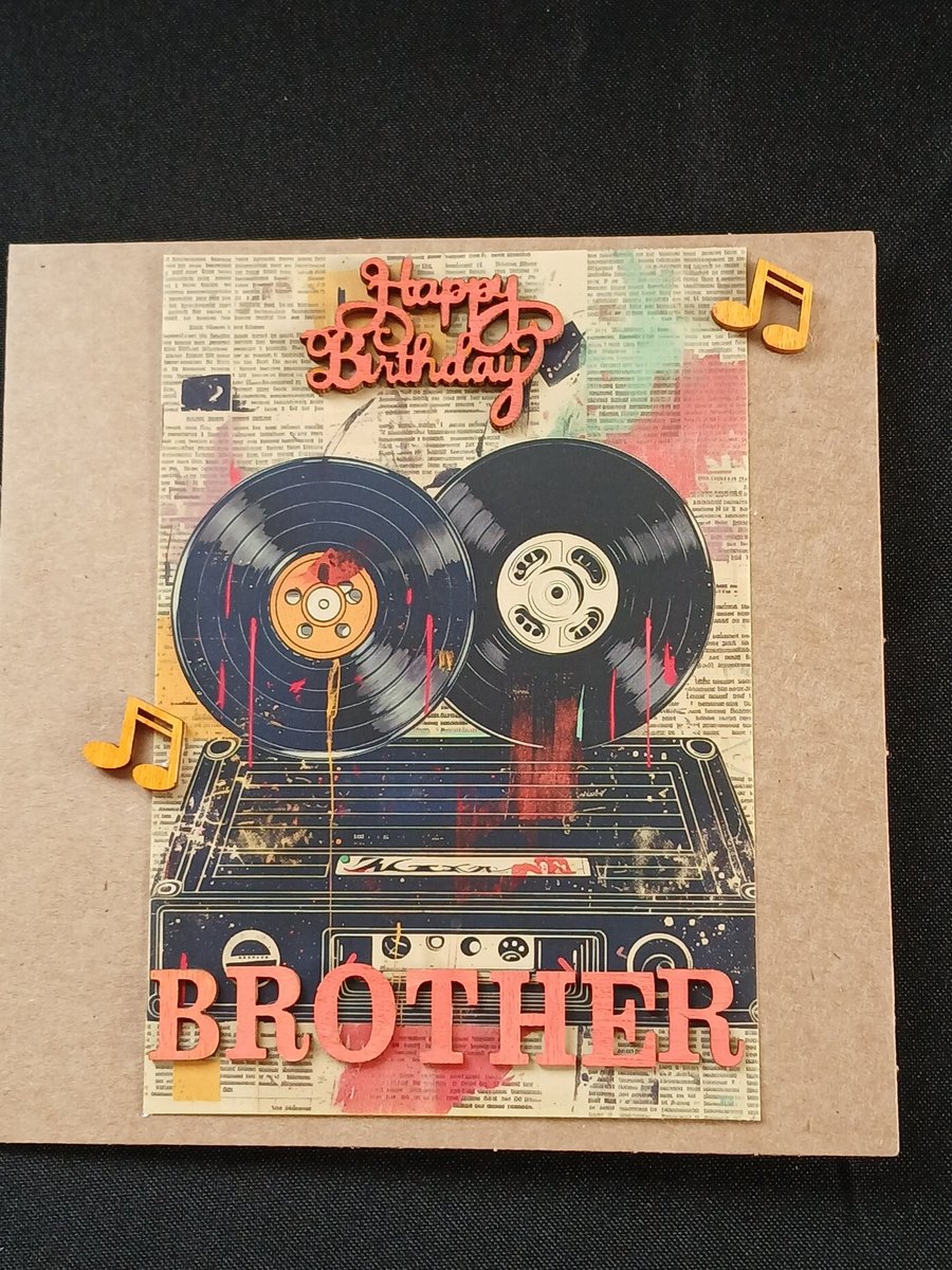 Handmade, Brother birthday card 