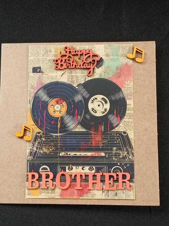 Handmade, Brother birthday card 
