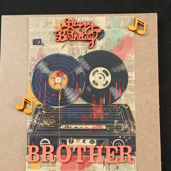 Handmade, Brother birthday card 
