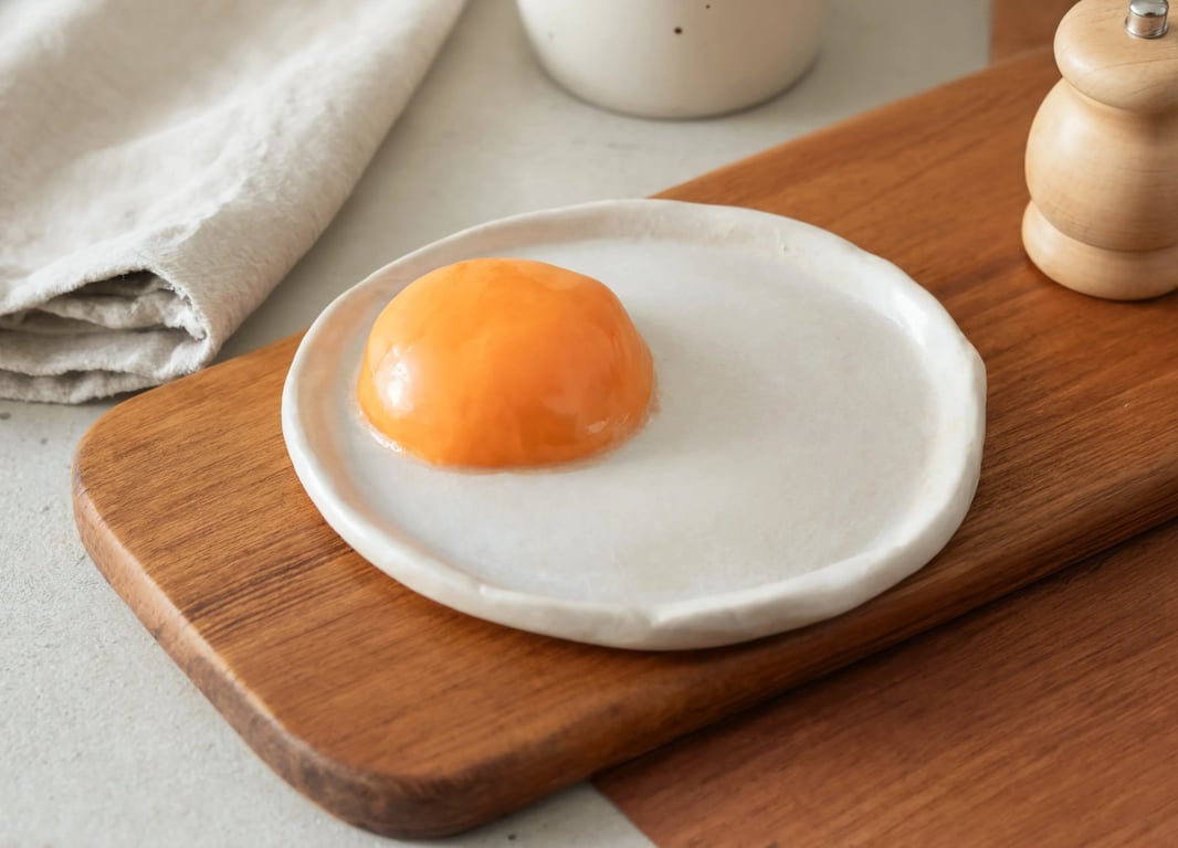 Clay sunny side up fried egg ring teaspoon rest