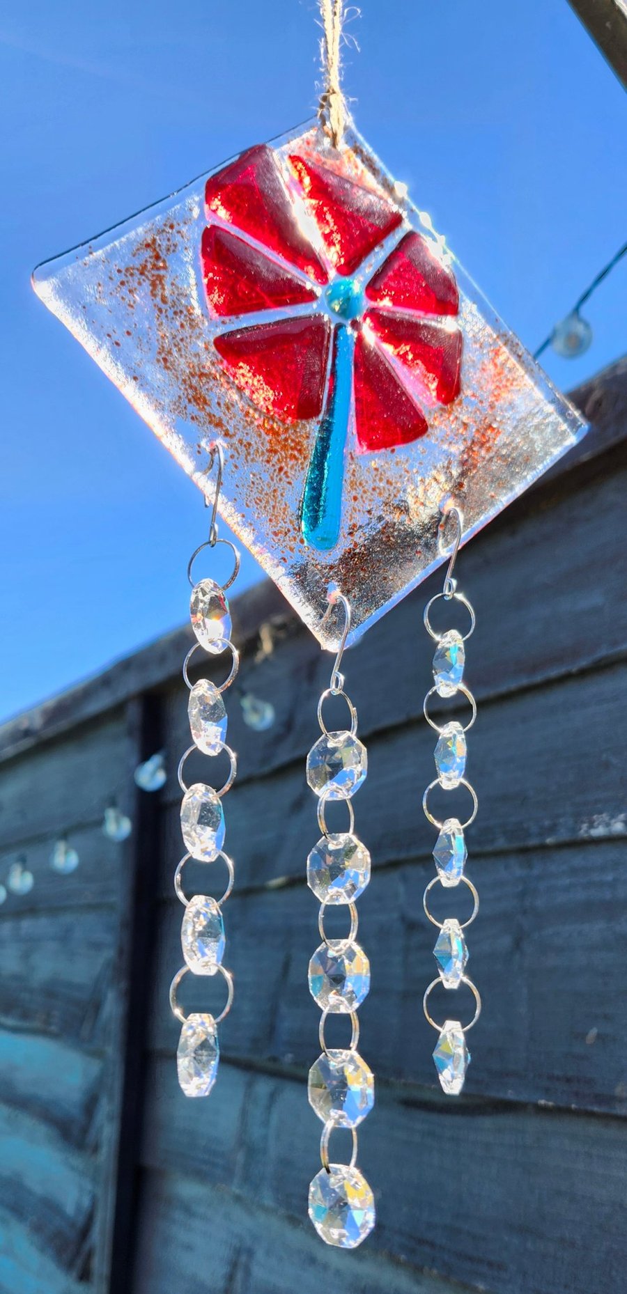 Fused Glass Suncatcher