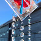 Fused Glass Suncatcher