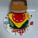 Crocheted Hamburger