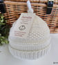Designer Baby Beanie Merino Wool Hat 3-9 months size  - Image 3
