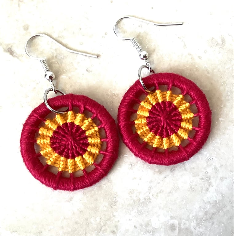 Dorset Button Earrings 
