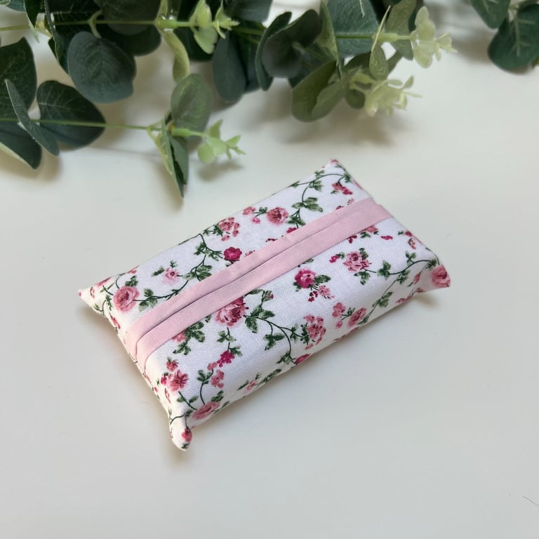 Tissue Holder: Vintage Pink Rose