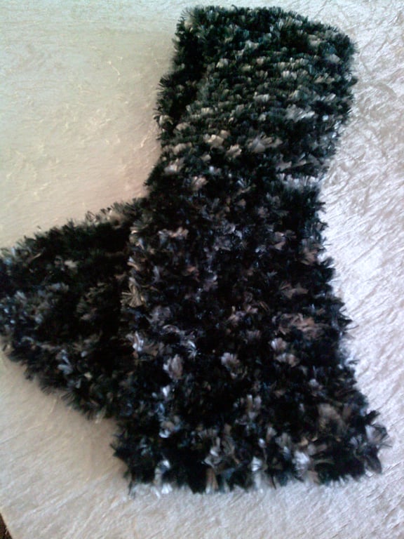 Black & White Shimmer Necktie