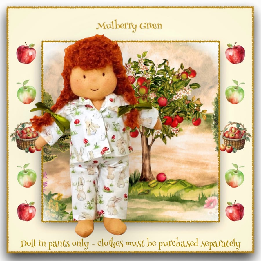 Reserved for Zipporah - Marigold Moseley -  a Mulberry Green doll