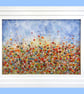 Handmade Fused Glass 'Meadow' Picture - Image 1