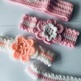 CROCHET BABIES HEADBANDS