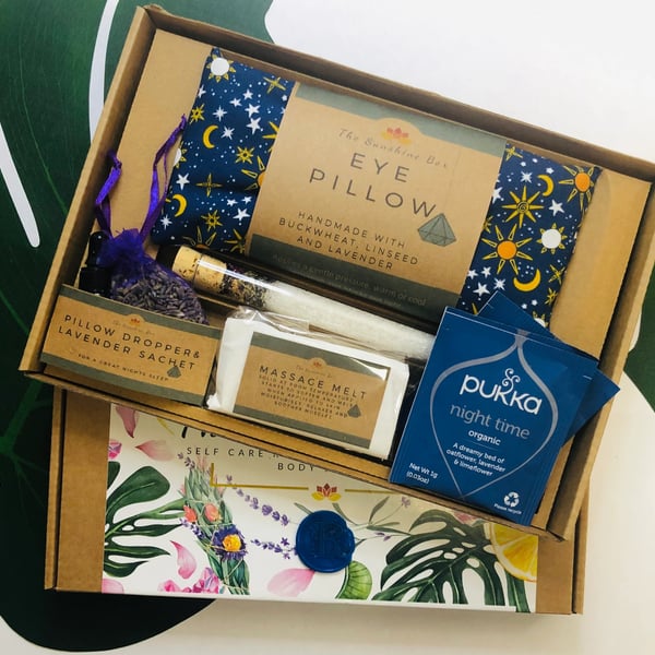 The Rest & Refresh Box: Wellbeing Letter Box Gift Hamper for Relaxation & Sleep