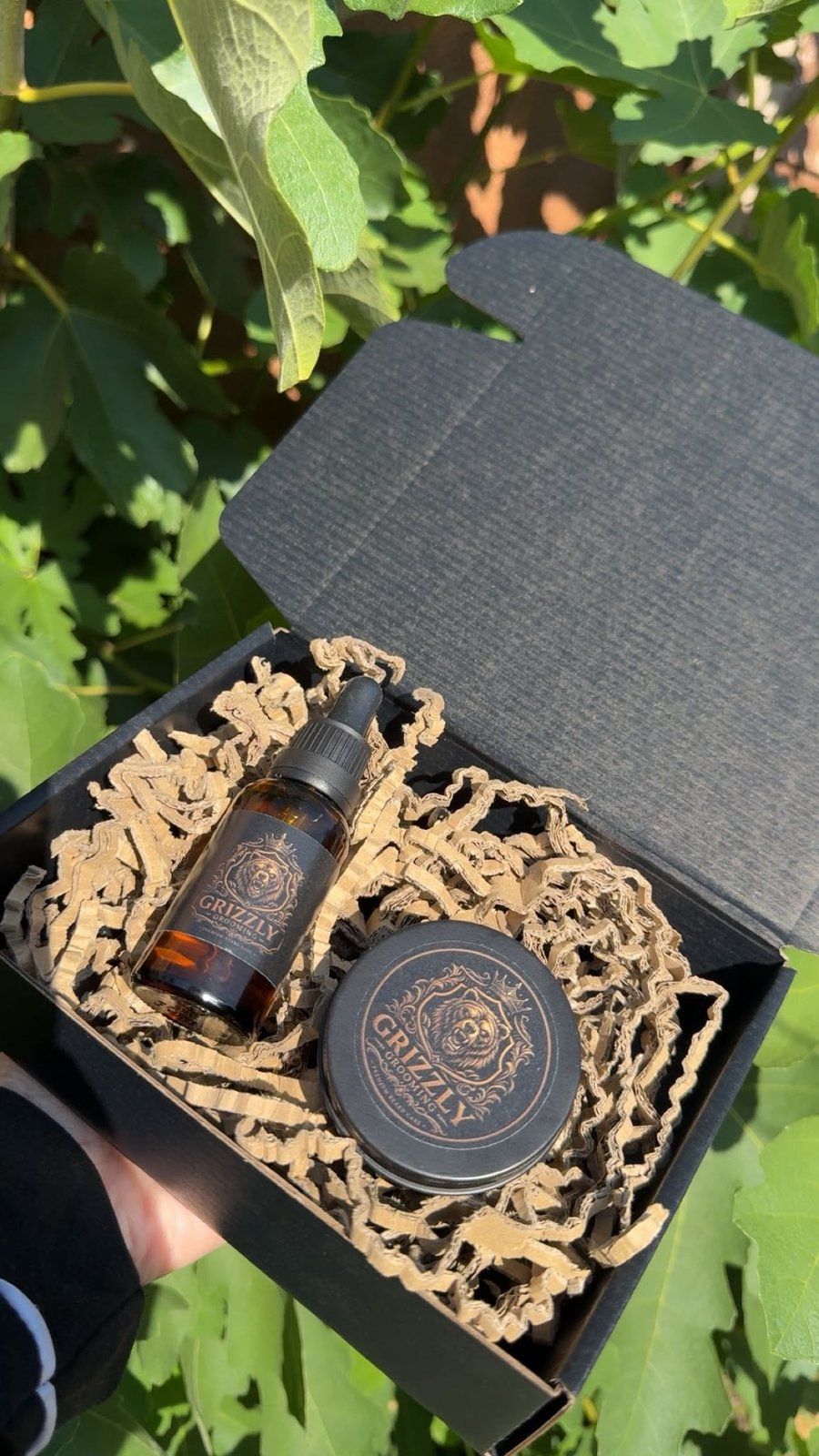 Grizzly Grooming 30ml Beard Oil and 50ml Balm Set - Men's Luxury Beard Care