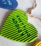 Knitting addict heart tag decoration ONE SUPPLIED - Image 4